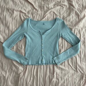 brandy melville light blue longsleeve
